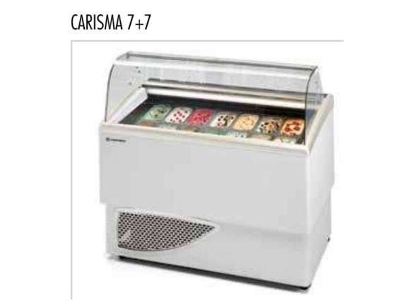 Vetrina per gelati Carisma 7+7